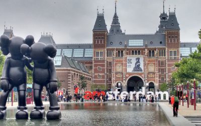 I Amsterdam stads kaart